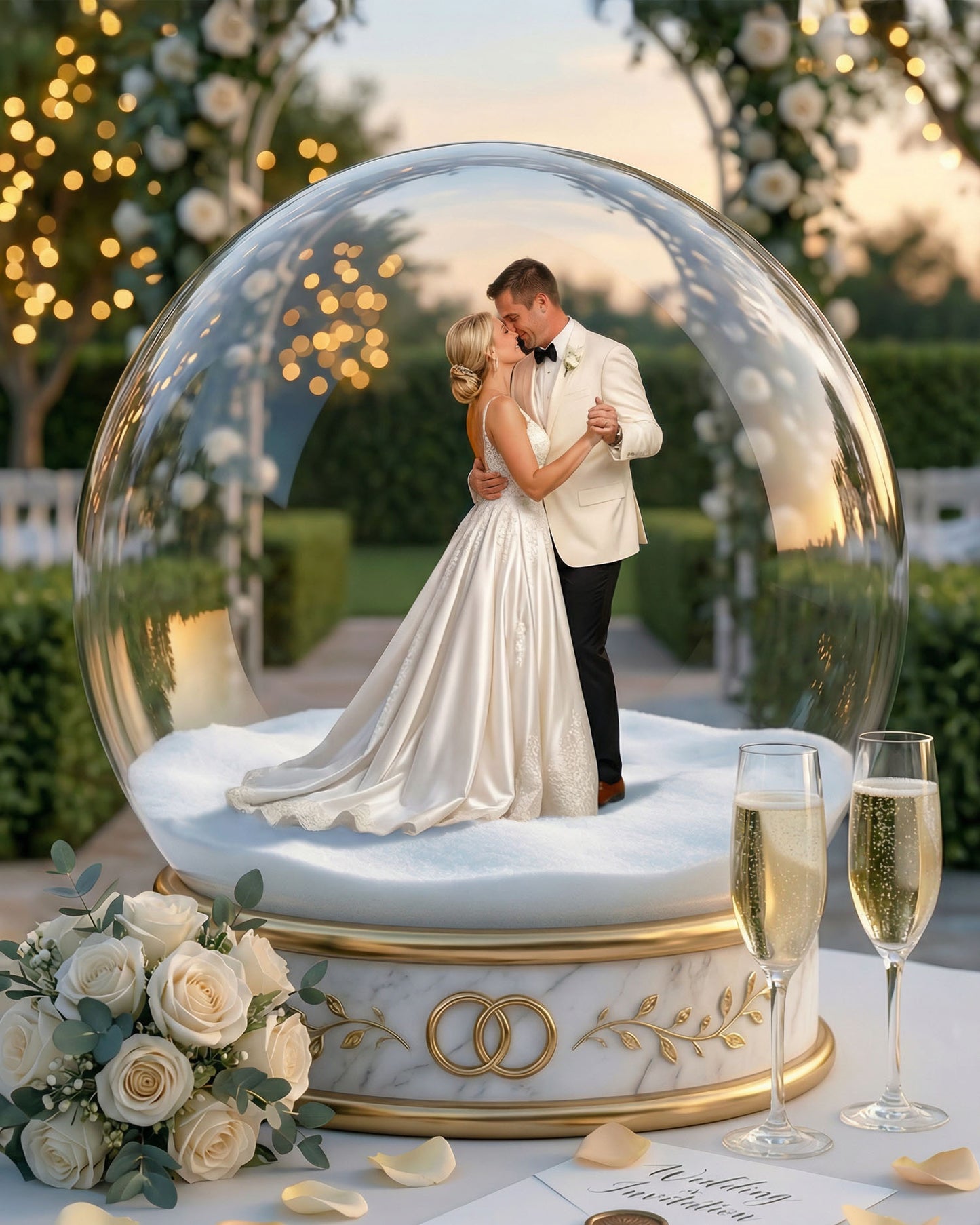 The First Dance | Custom Animated Wedding Celebration Globe