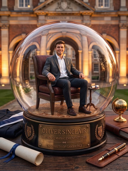 Personalised Graduation Snow Globe