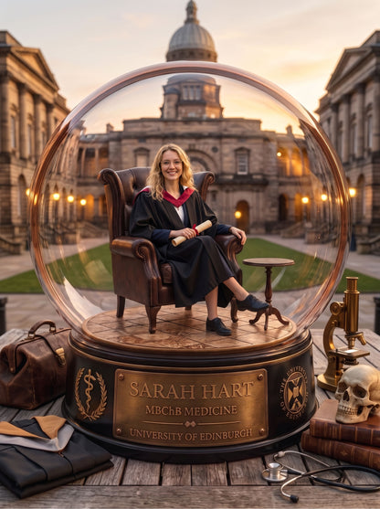 Personalised Graduation Snow Globe