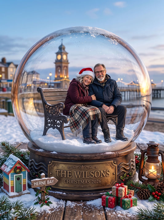 Christmas in Your Hometown Snow Globe