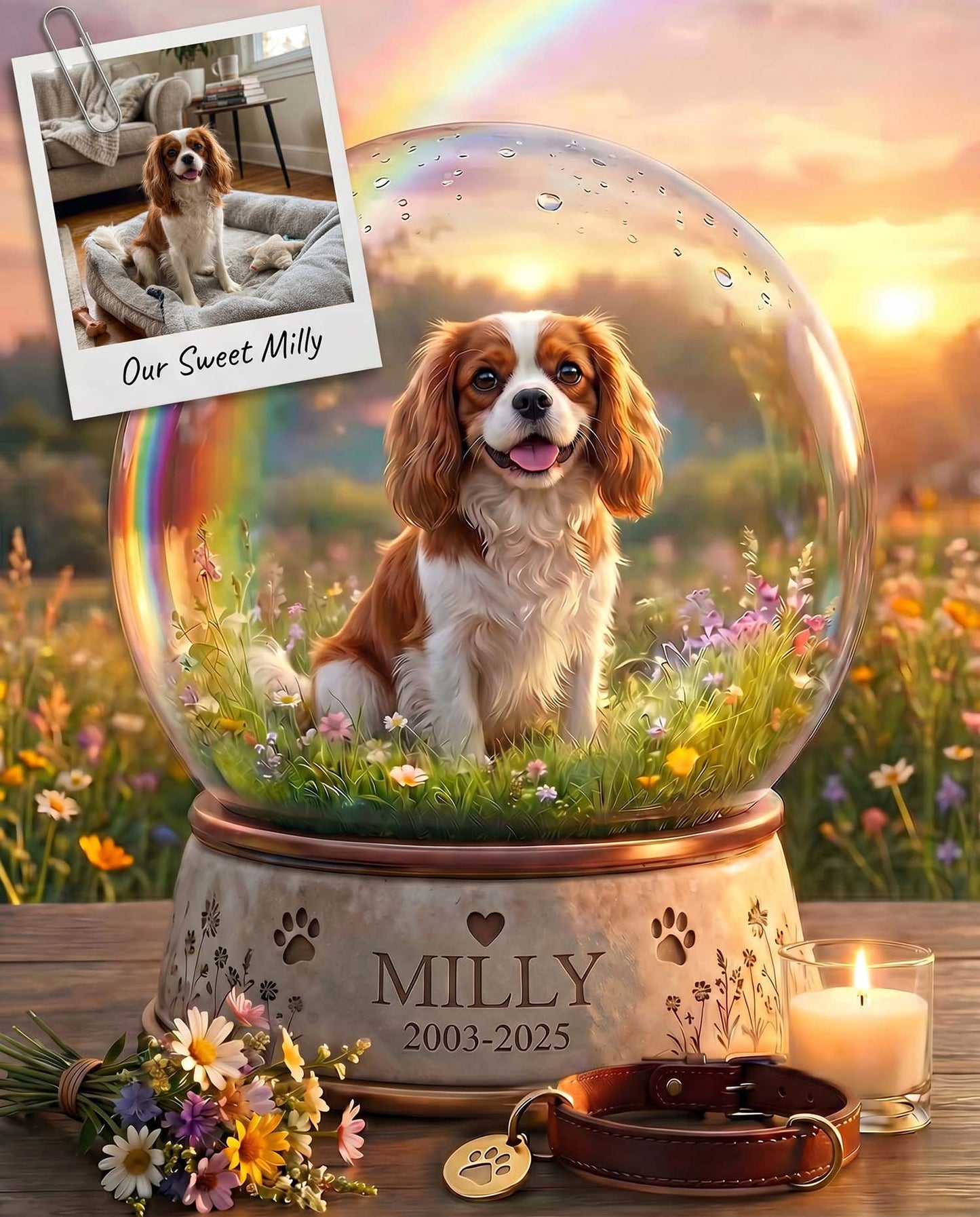 rickastleyA Beautiful Way to Remember Your Pet — Rainbow Bridge Memorial Portrait (Copy)
