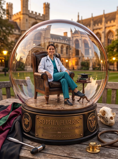 Personalised Graduation Snow Globe